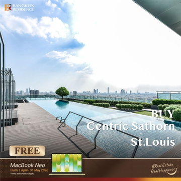 ✨ขายคอนโด Centric Sathorn-St.Louis ใจกลางสาทร ใกล้ BTS เซนต์หลุยส์ ✨