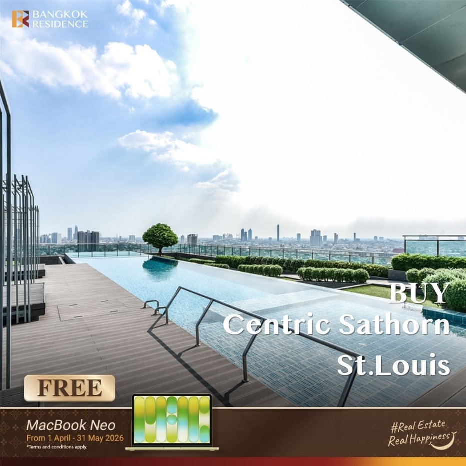 รูป ✨ขายคอนโด Centric Sathorn-St.Louis ใจกลางสาทร ใกล้ BTS เซนต์หลุยส์ ✨ - รูปที่ 1/2