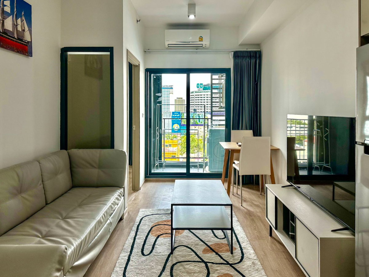 รูป ไอดีโอ พระราม 9 - อโศก | 1BR ทันสมัยในกรุงเทพฯ CBD ใหม่ของกรุงเทพฯ 19,000 บาท / เดือน - รูปที่ 1/10