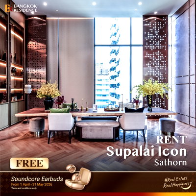 คอนโดให้เช่า : เช่าคอนโด 💎 Supalai Icon Sathorn 1นอน 45ตรม 45k ห้องรีโนเวทใหม่ พร้อมวิวสวย 🌠ใกล้ BTS ช่องนนทรี  