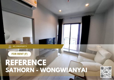 Condos for rent : For Rent ✨ Reference Sathorn - Wongwianyai ✨ Fully furnished with appliances, near BTS Wongwianyai.