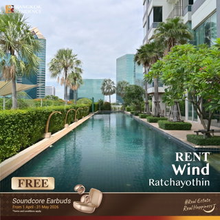 รูปภาพ  เช่าคอนโด 💖 Wind Ratchayothin 2นอน 80ตรม 35k ✨ ห้องสวย รีโนเวทใหม่ ใกล้ BTS รัชโยธิน 