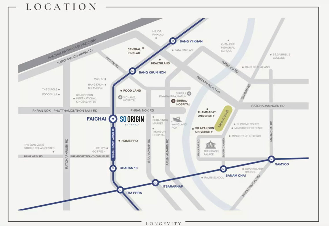 รูป ขายคอนโด SO Origin Siriraj ห้องใหญ่ 2 ห้องนอน ชั้นสูง วิวเมือง พร้อมโอน - รูปที่ 5/13