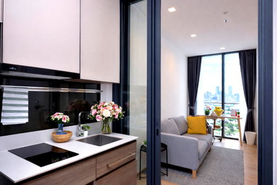 Condos for rent : Condo for rent The Line Phahol–Pradipat (34.50 sq m.) 1 bedroom, 1 bathroom, near BTS Saphan Khwai