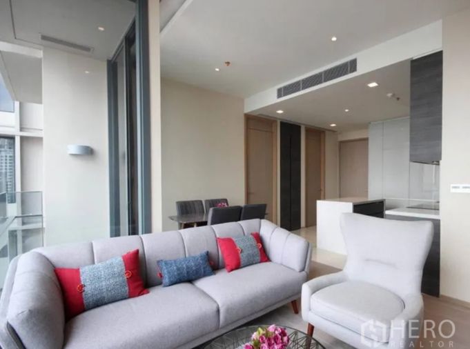 For rent 2 Bedroom Condominium in The Esse Asoke in Watthana, Bangkok BTS Asok BRE10700