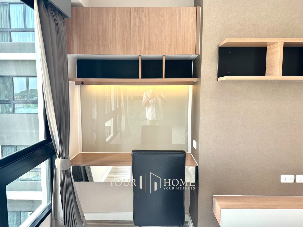 รูป ห้องใหม่แกะกล่อง 🏙️ Plus Condo ศรีราชา 1 Bed 33 ตรม ชั้น 17 วิวภูเขา พื้นที่กว้าง พร้อมเข้าอยู่ - รูปที่ 14/15