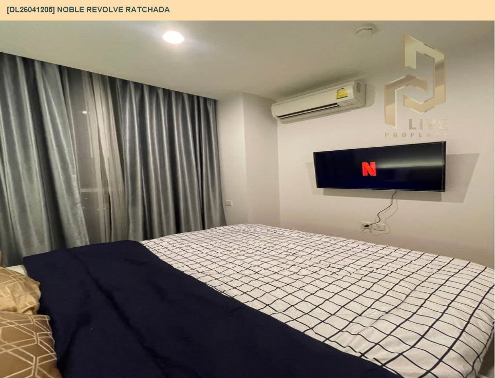 รูป DL26041205 ให้เช่าคอนโด โนเบิล รีวอลฟ์ รัชดา (Noble Revolve Ratchada) ใกล้ MRT ศูนย์วัฒนธรรม พร้อมเข้าอยู่ โทรด่วน 0614453194 LineID @162cjixi - รูปที่ 10/12