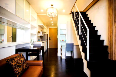 Condos for rent : 🚩 For Rent Condo ASHTON MORPH 38 Building A, Floor 3,Duplex, Room size 40 sqm