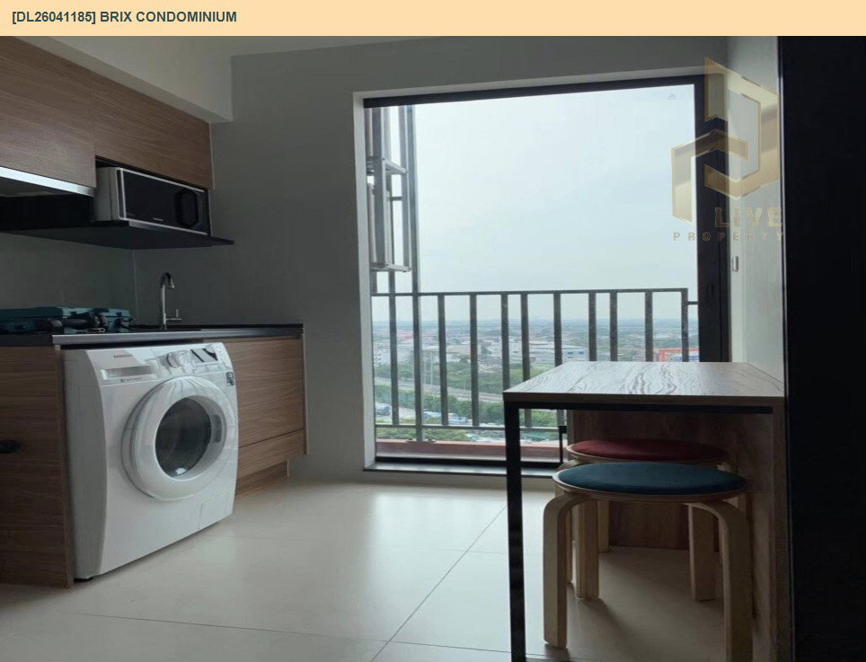 รูป DL26041185 ให้เช่าคอนโด บริกซ์ คอนโดมิเนียม (Brix Condominium) ใกล้ BTS สิรินธร พร้อมเข้าอยู่ โทรด่วน 0614453194 LineID @162cjixi - รูปที่ 10/10