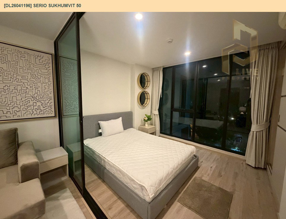 รูป DL26041196 ให้เช่าคอนโด เซอริโอ้ สุขุมวิท 50 (Serio Sukhumvit 50 ) ใกล้ BTS อ่อนนุช พร้อมเข้าอยู่ โทรด่วน 0653619502 LineID @897iyzll - รูปที่ 4/6