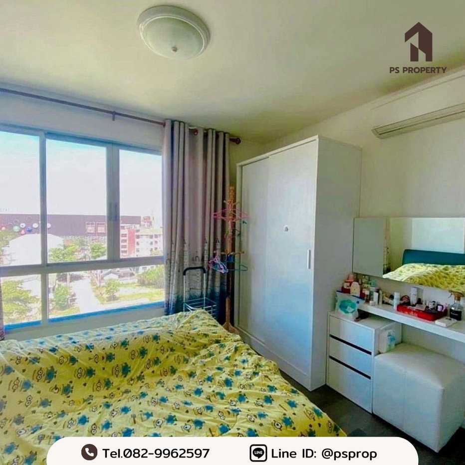 รูป คอนโดเช่าบางเเสน ใกล้ ม.บูรพา ห้องน่าอยู่ D Condo Campus  ✅ พร้อมเข้าอยู่ 1 มิถุนายน #CR0012 - รูปที่ 2/12