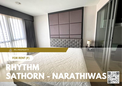 คอนโดให้เช่า : ให้เช่า 📍 Rhythm Sathorn - Narathiwas 📍 เฟอร์นิเจอร์ และ เครื่องใช้ไฟฟ้าครบ ใกล้ BTS ช่องนนทรี