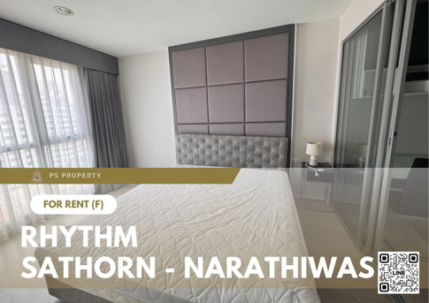 For rent 📍 Rhythm Sathorn - Narathiwas 📍 Fully furnished with appliances. Near BTS Chong Nonsi.