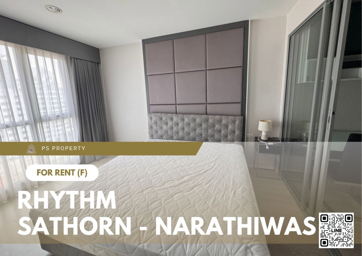 รูป ให้เช่า 📍 Rhythm Sathorn - Narathiwas 📍 เฟอร์นิเจอร์ และ เครื่องใช้ไฟฟ้าครบ ใกล้ BTS ช่องนนทรี - รูปที่ 1/10