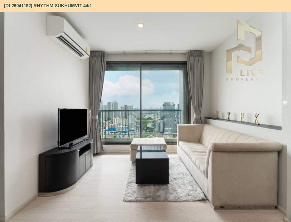 รูป DL26041192 ให้เช่าคอนโด ริทึ่ม สุขุมวิท 44/1 (Rhythm Sukhumvit 44/1) ใกล้ BTS พระโขนง พร้อมเข้าอยู่ โทรด่วน 0614453194 LineID @162cjixi - รูปที่ 3/15