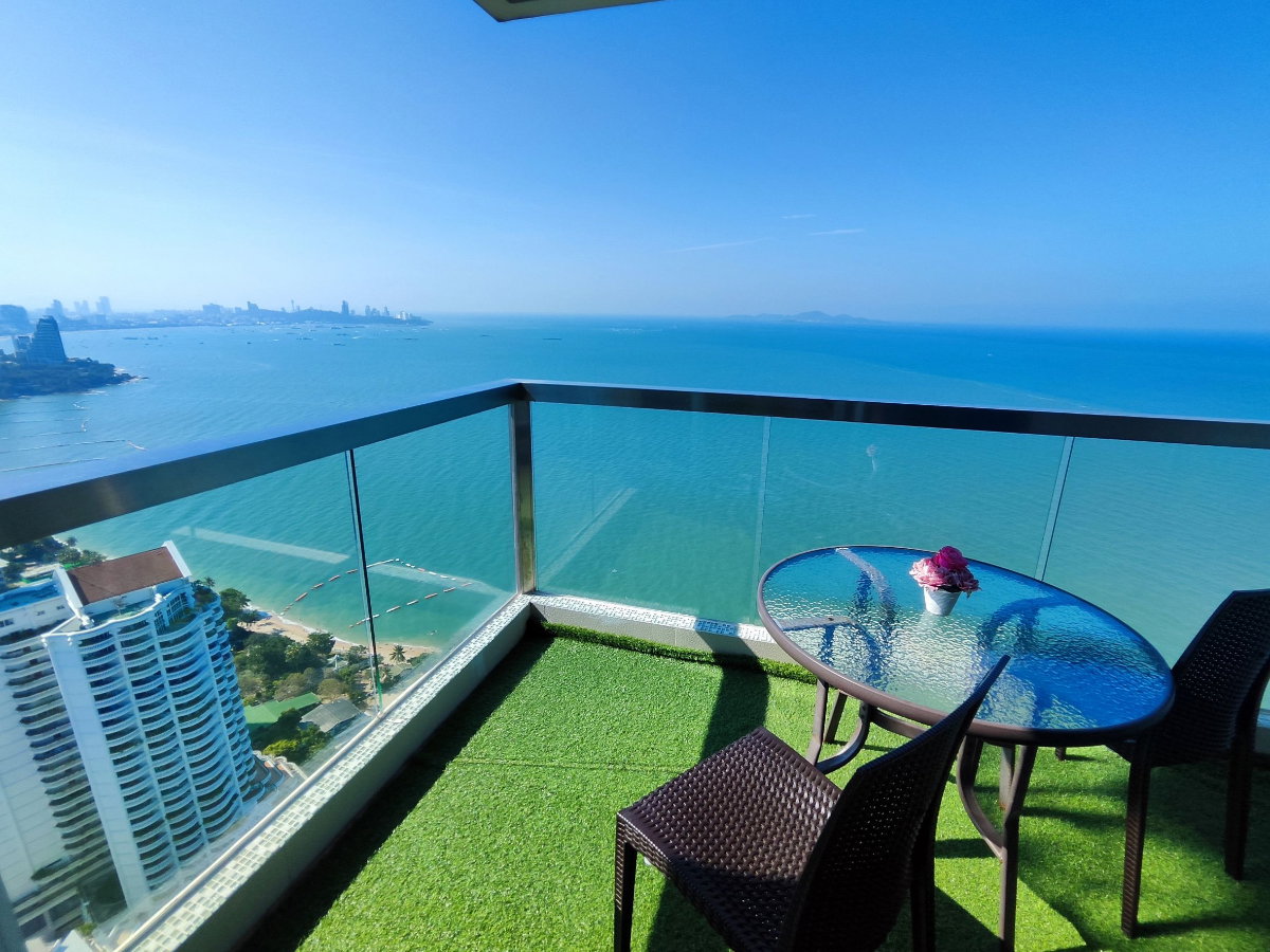 รูป For Sale Condo the Palm wongamat beach Front 2bed Direct sea view (S03-1013S)  - รูปที่ 32/32