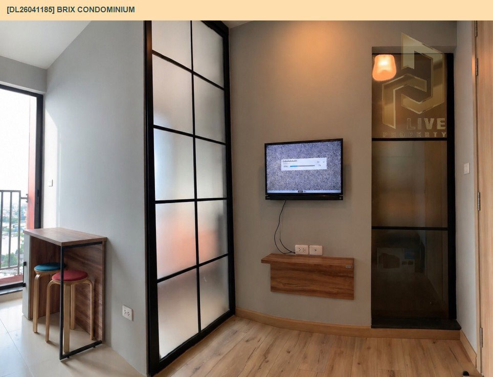 รูป DL26041185 ให้เช่าคอนโด บริกซ์ คอนโดมิเนียม (Brix Condominium) ใกล้ BTS สิรินธร พร้อมเข้าอยู่ โทรด่วน 0614453194 LineID @162cjixi - รูปที่ 4/10
