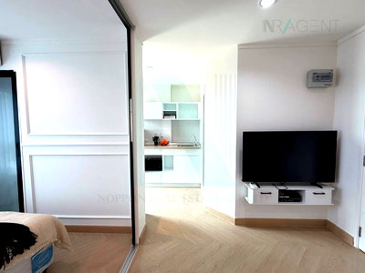 คอนโดให้เช่า : 🚩 ให้เช่าคอนโด ลุมพินี พาร์ค พระราม 9 - รัชดา อาคาร 1 ชั้น 11 1 ห้องนอน ขนาด 26.00 ตรม ใกล้ MRT พระราม 9