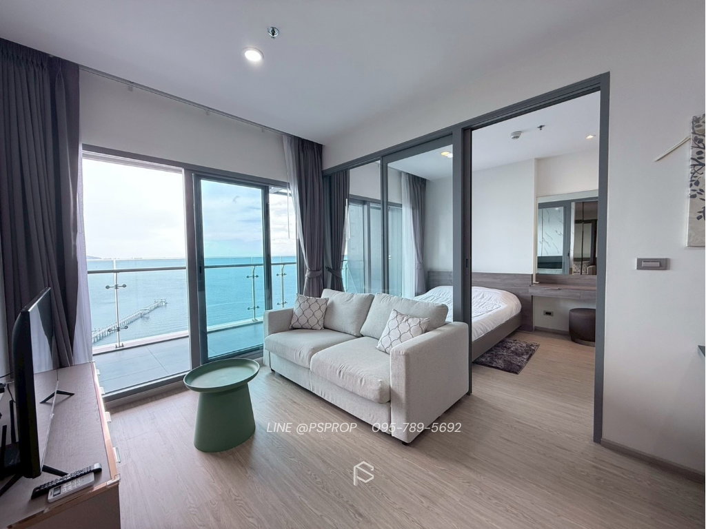 รูป คอนโดเช่าบางพระ ใกล้ตลาดหนองมนติดถนนสุขุมวิท The Symphony Condo✅ พร้อมเข้าอยู่ #CRS0445 - รูปที่ 1/16