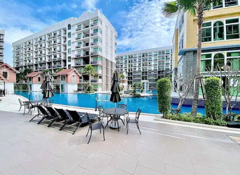 Arcadia condo for rent, brand new, with Pratumnak Hill view and a resort-like atmosphere.