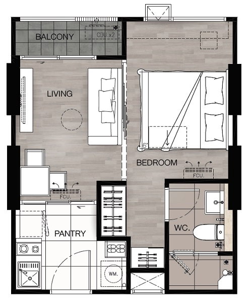 picture For Rent Condo Niche MONO Chaengwattana - 14/22