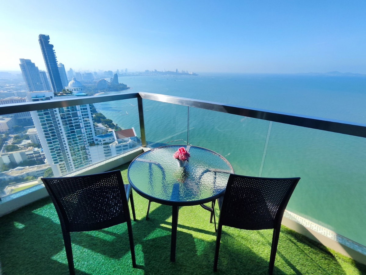 รูป For Sale Condo the Palm wongamat beach Front 2bed Direct sea view (S03-1013S)  - รูปที่ 14/32