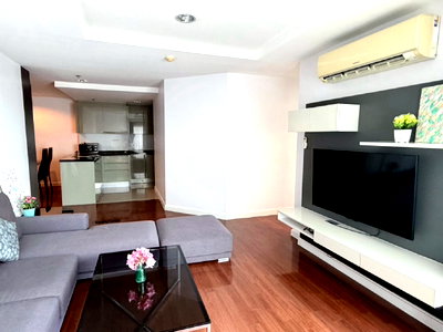 คอนโดให้เช่า : ว่างพร้อมอยู่! Belle Grand Rama9 . 2นอน 89ตร.ม. Line id: @pfagent