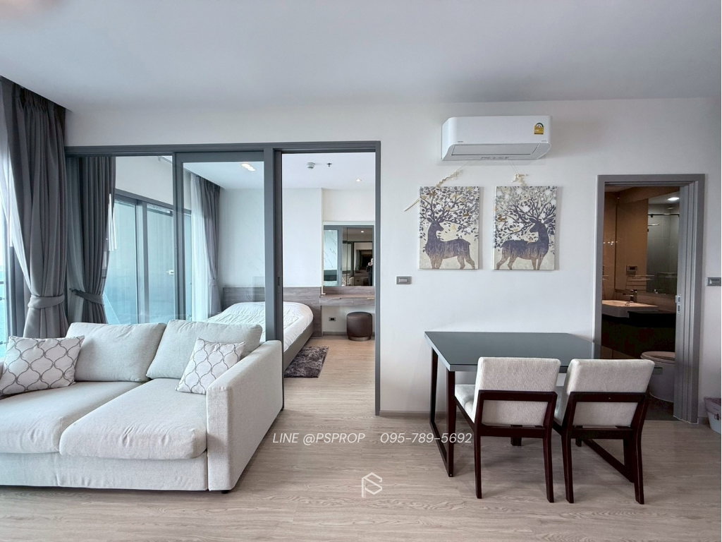รูป คอนโดเช่าบางพระ ใกล้ตลาดหนองมนติดถนนสุขุมวิท The Symphony Condo✅ พร้อมเข้าอยู่ #CRS0445 - รูปที่ 3/16