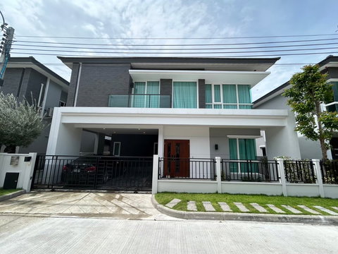 ให้เช่าบ้านเดี่ยว 4 ห้องนอน The city สุขสวัสดิ์64 เฟอร์ครบ พร้อมอยู่