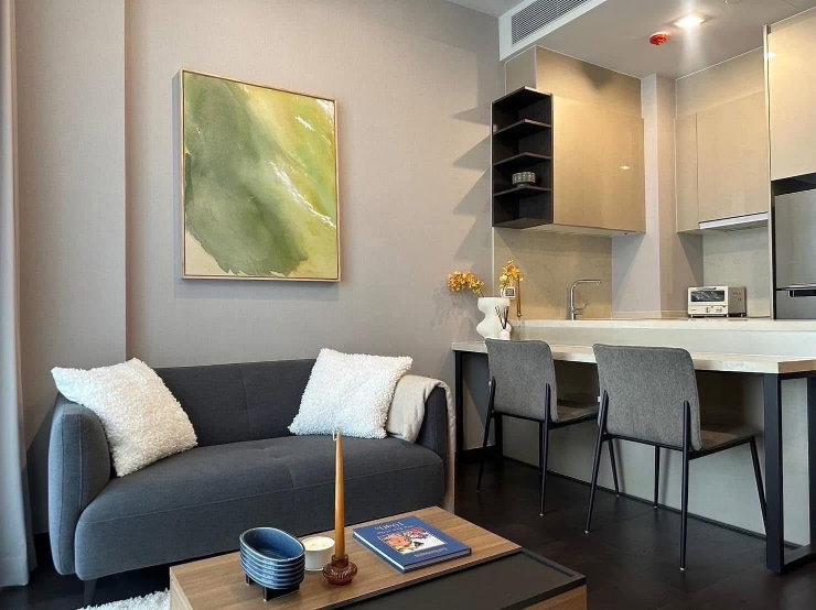 รูป 🌟 Laviq Sukhumvit 57 ( A44 ) Size 41.79 SQ.M Type 1 Bedroom 1 Bathroom On the 21thFloor Rental 50,000THB. - รูปที่ 4/8