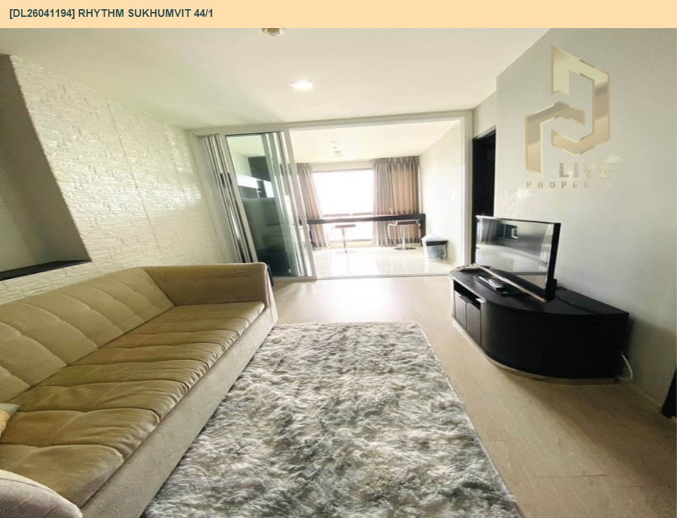 รูป DL26041194 ให้เช่าคอนโด ริทึ่ม สุขุมวิท 44/1 (Rhythm Sukhumvit 44/1) ใกล้ BTS พระโขนง พร้อมเข้าอยู่ โทรด่วน 0800343450 LineID @655ebbvc - รูปที่ 5/11