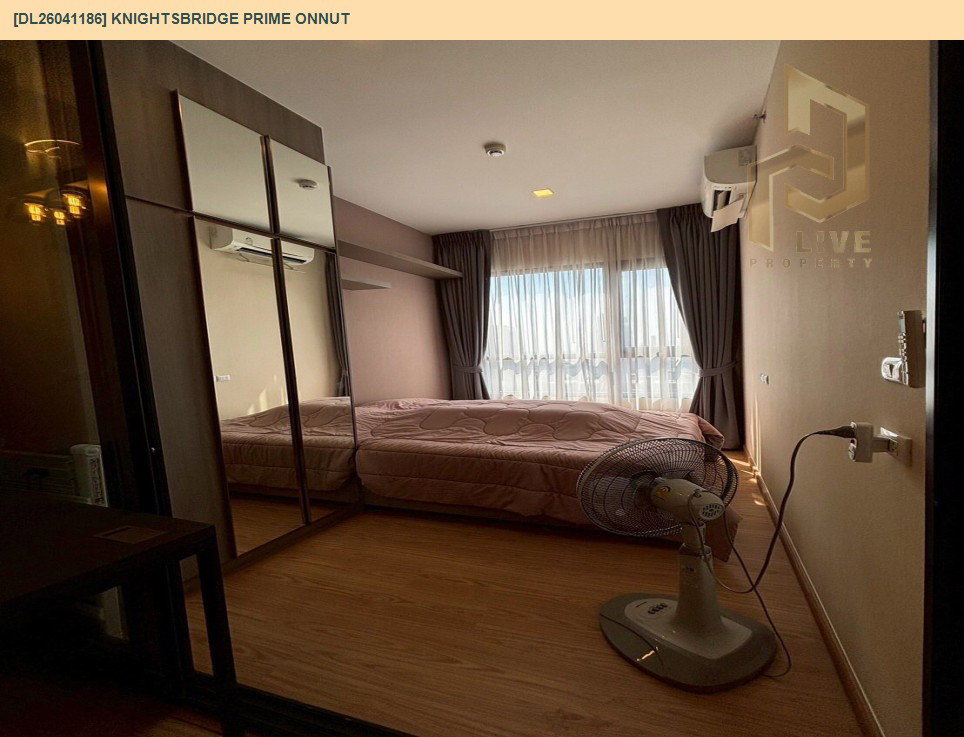 รูป DL26041186 ให้เช่าคอนโด ไนท์บริดจ์ ไพร์ม อ่อนนุช (Knightsbridge Prime Onnut) ใกล้ BTS อ่อนนุช พร้อมเข้าอยู่ โทรด่วน 0614453194 LineID @162cjixi - รูปที่ 3/9