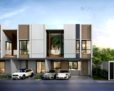 Townhouses for rent Bangkok : 📌 For Rent 2-story Townhouse BAAN KLANG MUANG LADPRAO 101 STATION 4 bedroom 3 bathroom