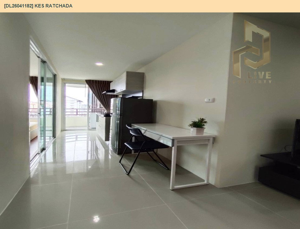 รูป DL26041182 ให้เช่าคอนโด เคส รัชดา (KES Ratchada) ใกล้ - พร้อมเข้าอยู่ โทรด่วน 0800343450 LineID @655ebbvc - รูปที่ 6/10
