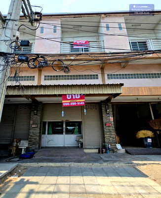 อาคารพาณิชย์ สามพราน นครปฐม : ขายอาคารพาณิชย์ 2 ชั้นครึ่ง ติดถนนใหญ่ บรมราชชนนี - พุทธมณฑล สาย 7 ใกล้ตลาดน้ำดอนหวาย