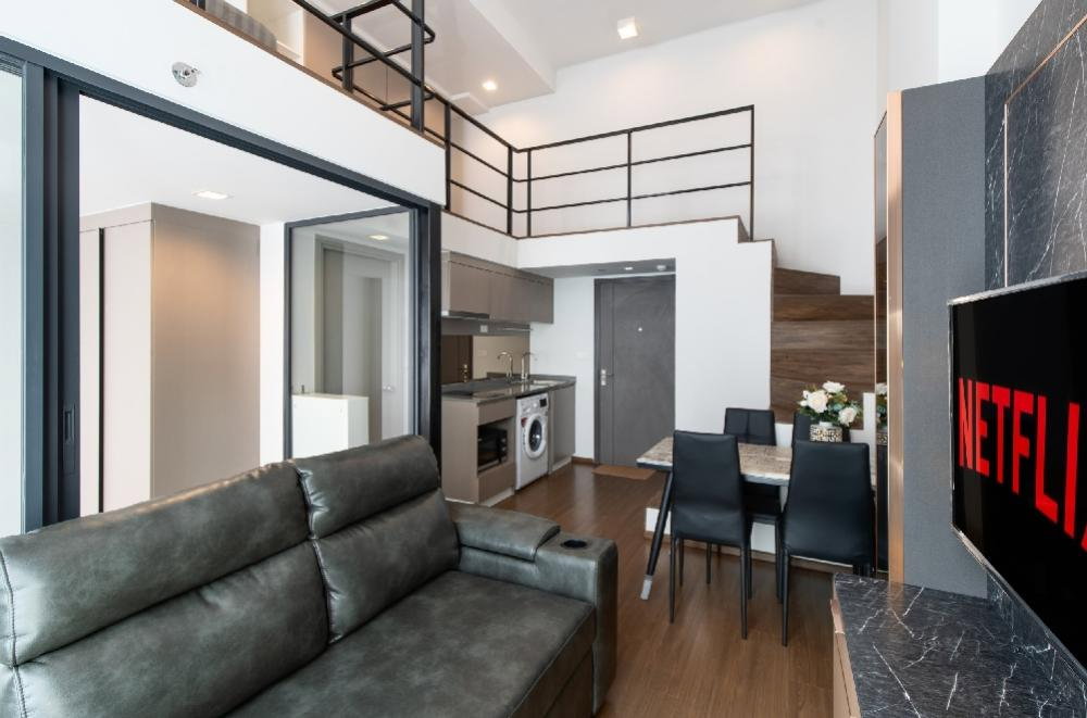 รูป WS7307 🏢✨ ให้เช่า Duplex ห้องใหม่ IDEO New Rama 9  ใกล้รถไฟฟ้า เพียง 25,000 บาท / เดือน - รูปที่ 1/11