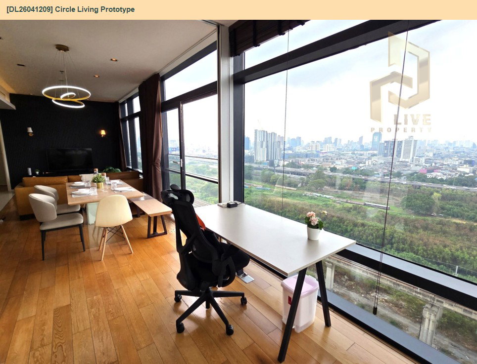 รูป DL26041209 ให้เช่าคอนโด เซอร์เคิล ลิฟวิ่ง โปรโตไทพ์ (Circle Living Prototype) ใกล้ MRT เพชรบุรี พร้อมเข้าอยู่ โทรด่วน 0800343450 LineID @655ebbvc - รูปที่ 2/13