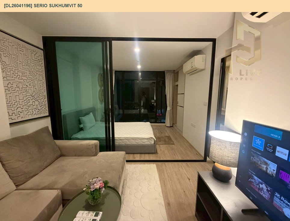 รูป DL26041196 ให้เช่าคอนโด เซอริโอ้ สุขุมวิท 50 (Serio Sukhumvit 50 ) ใกล้ BTS อ่อนนุช พร้อมเข้าอยู่ โทรด่วน 0653619502 LineID @897iyzll - รูปที่ 2/6