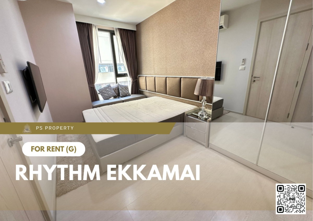 รูป ให้เช่า ✨ Rhythm Ekkamai ✨ เฟอร์นิเจอร์ และ เครื่องใช้ไฟฟ้าครบ ใกล้ BTS เอกมัย - รูปที่ 1/8