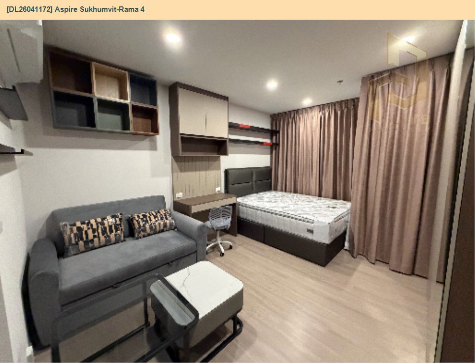 รูป DL26041172 ให้เช่าคอนโด แอสปาย สุขุมวิท-พระราม 4 (Aspire Sukhumvit-Rama 4) ใกล้ BTS พระโขนง พร้อมเข้าอยู่ โทรด่วน 0800343450 LineID @655ebbvc - รูปที่ 6/10