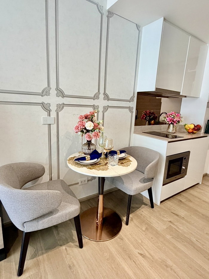 รูป ให้ เช่าคอนโด Fynn Property สุขุมวิท 10  35 ตร.ม. 1 ห้องนอน 1 ห้องน้ำ ห้องพร้อมอยู่ เฟอร์นิเจอร์ครบครัน ใกล้ BTS อโศก - รูปที่ 7/12