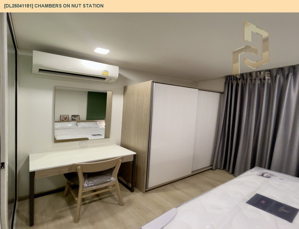 รูป DL26041181 ให้เช่าคอนโด แชมเบอร์ส อ่อนนุช สเตชั่น (Chambers On Nut Station) ใกล้ BTS อ่อนนุช พร้อมเข้าอยู่ โทรด่วน 0614453194 LineID @162cjixi - รูปที่ 4/9