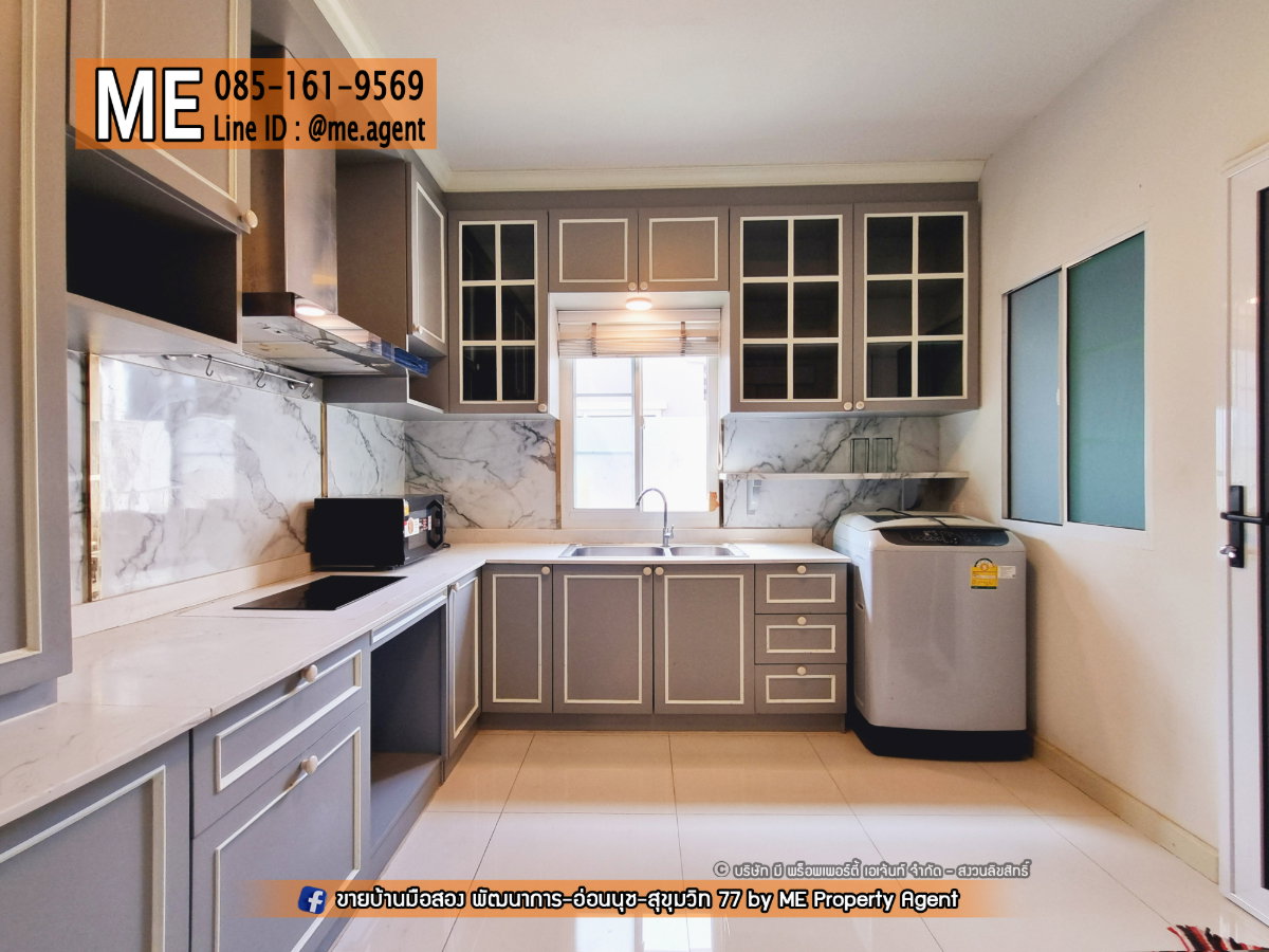 รูป ให้เช่า บ้านเดี่ยว Passorn Prestige Luxe พัฒนาการ 44 เลี้ยงสัตว์ได้ เฟอร์ฯ ครบ Built-in ทั้งหลัง โทร 064-9549619 (RBD14-56) - รูปที่ 17/22