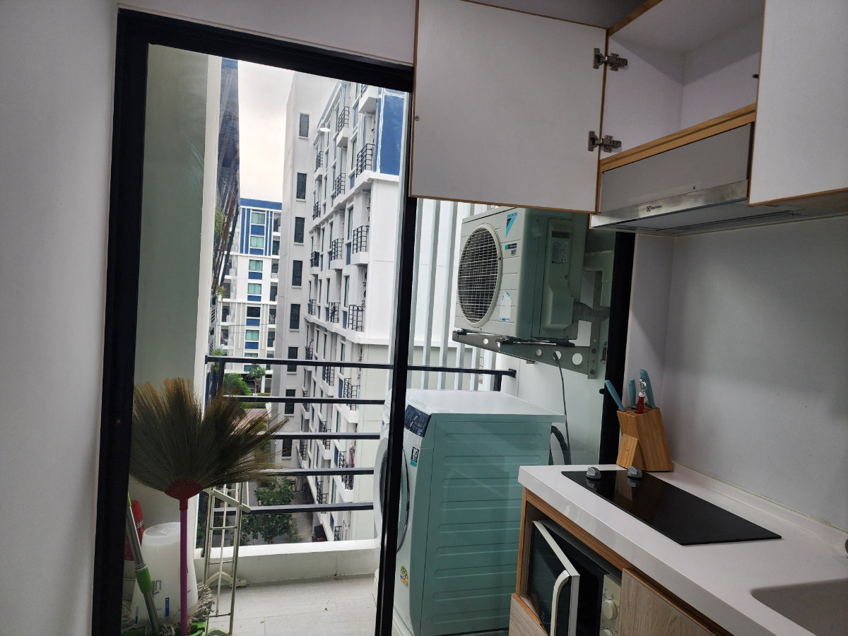 รูป 🌟ปล่อยเช่าคอนโด V Condo ศาลายา  ตึก V9 ชั้น5 เดินลงมาเจอ 7-11 เลย  💫  ใกล้ มหาวิทยาลัยมหิดล  - รูปที่ 10/12