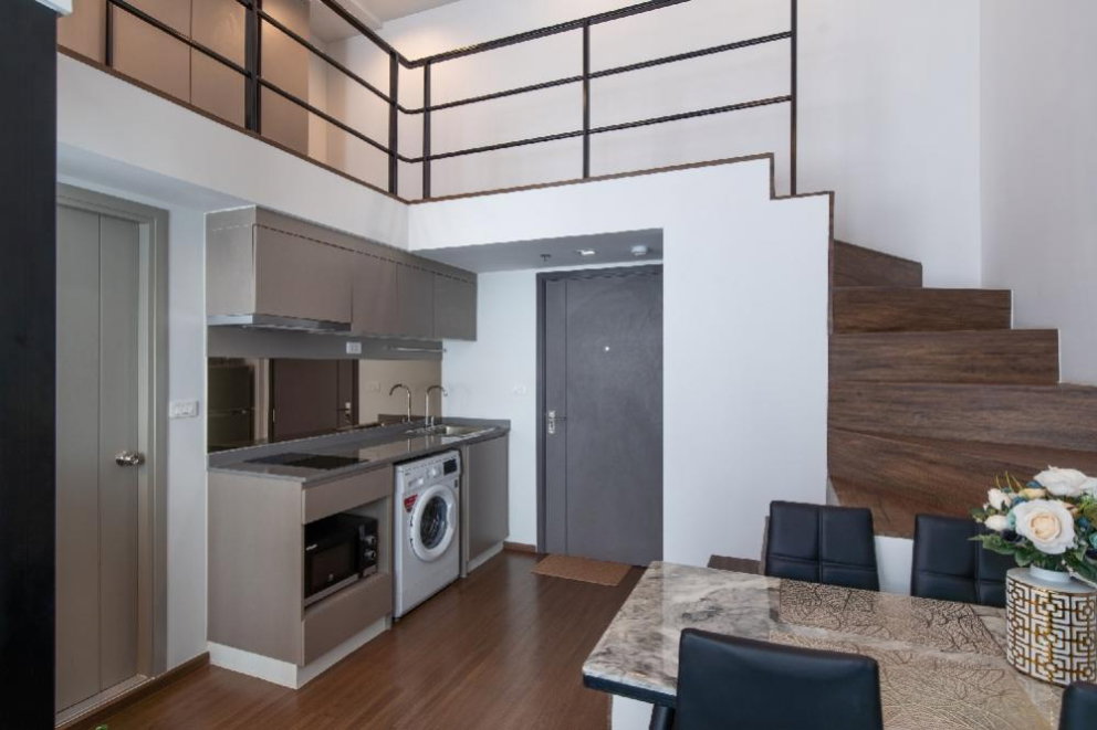 รูป WS7307 🏢✨ ให้เช่า Duplex ห้องใหม่ IDEO New Rama 9  ใกล้รถไฟฟ้า เพียง 25,000 บาท / เดือน - รูปที่ 3/11