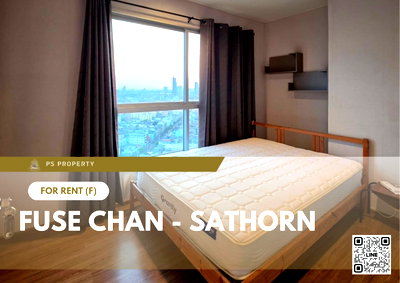 คอนโดให้เช่า : ให้เช่า 📍 Fuse Chan - Sathorn 📍 เฟอร์นิเจอร์ และ เครื่องใช้ไฟฟ้าครบ ใกล้ BTS เซนต์หลุยส์