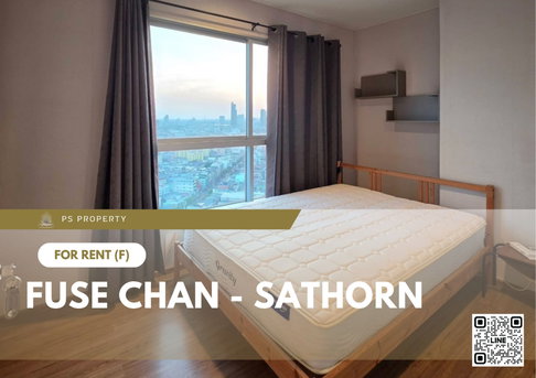 For Rent 📍 Fuse Chan - Sathorn 📍 Fully furnished with appliances. Near BTS Saint Louis.