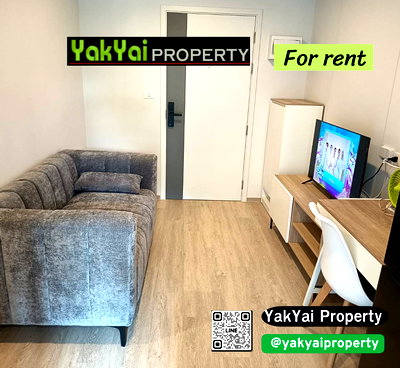Condos for rent Amata Nakorn : 🔥 Ready-to-move-in room at Earn ByLPN Amata Chonburi.  Beautiful room, near Amata Industrial Estate, fully furnished + washing machine.