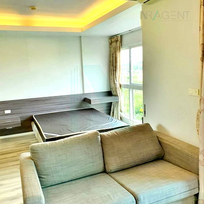 Condos for rent Big C Extra Chaeng Watthana : 🎊 For Rent Condo DOUBLE LAKE CONDO Building 1, Floor 3,Studio, Room size 34 sqm