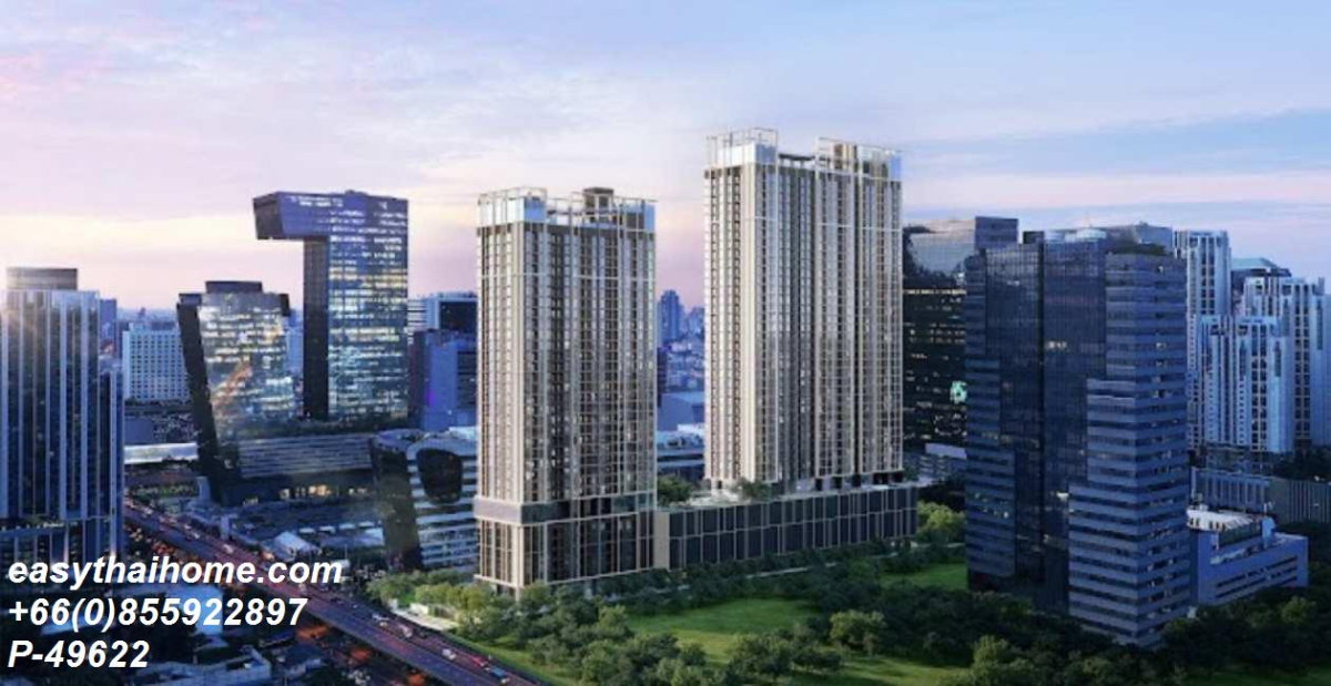 รูป P-49622 วิวเมืองสวย! ห้องใหม่ นิว ดิสทริค อาร์ไนน์ พระราม 9 ใกล้ MRT พระราม 9 เพียง 3 นาที! 20,000 บาท | Line Id: @easythaihome | 085-592-2897 - รูปที่ 6/11